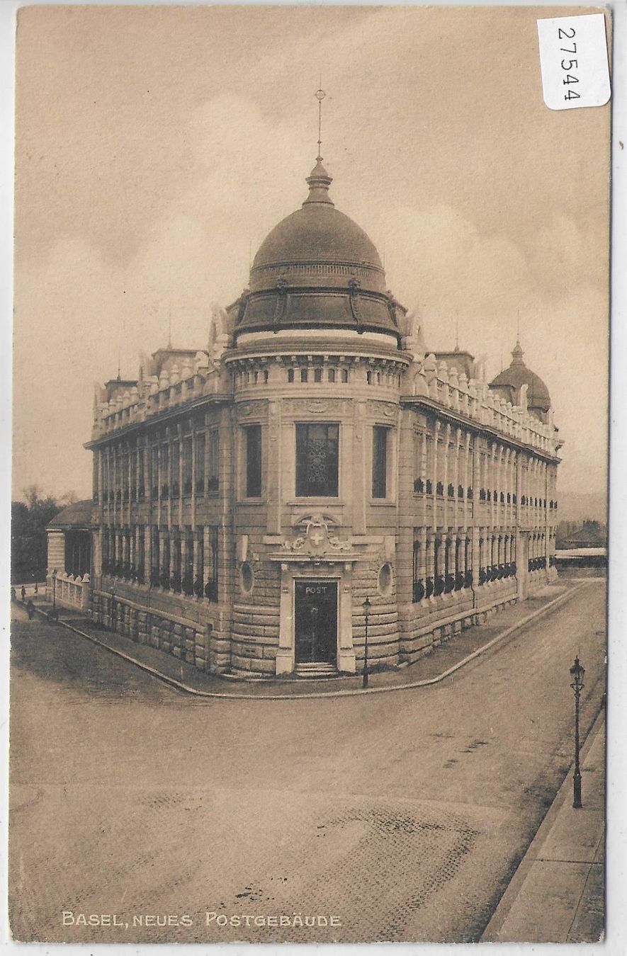 Cartes postales: Basel - Neues Postgebäude – D'occasion à Ettingen par Kartenplanet