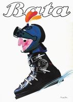 Donald Brund Plakat von 1969 Bata