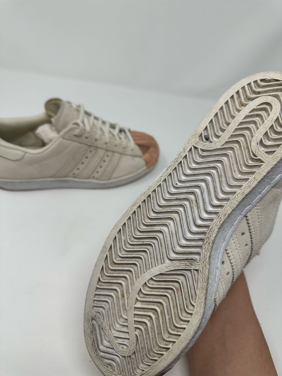Adidas Scarpe da donna: Adidas Superstar, Beige Wildleder – Usato da Luzern venduto da kim221080 3