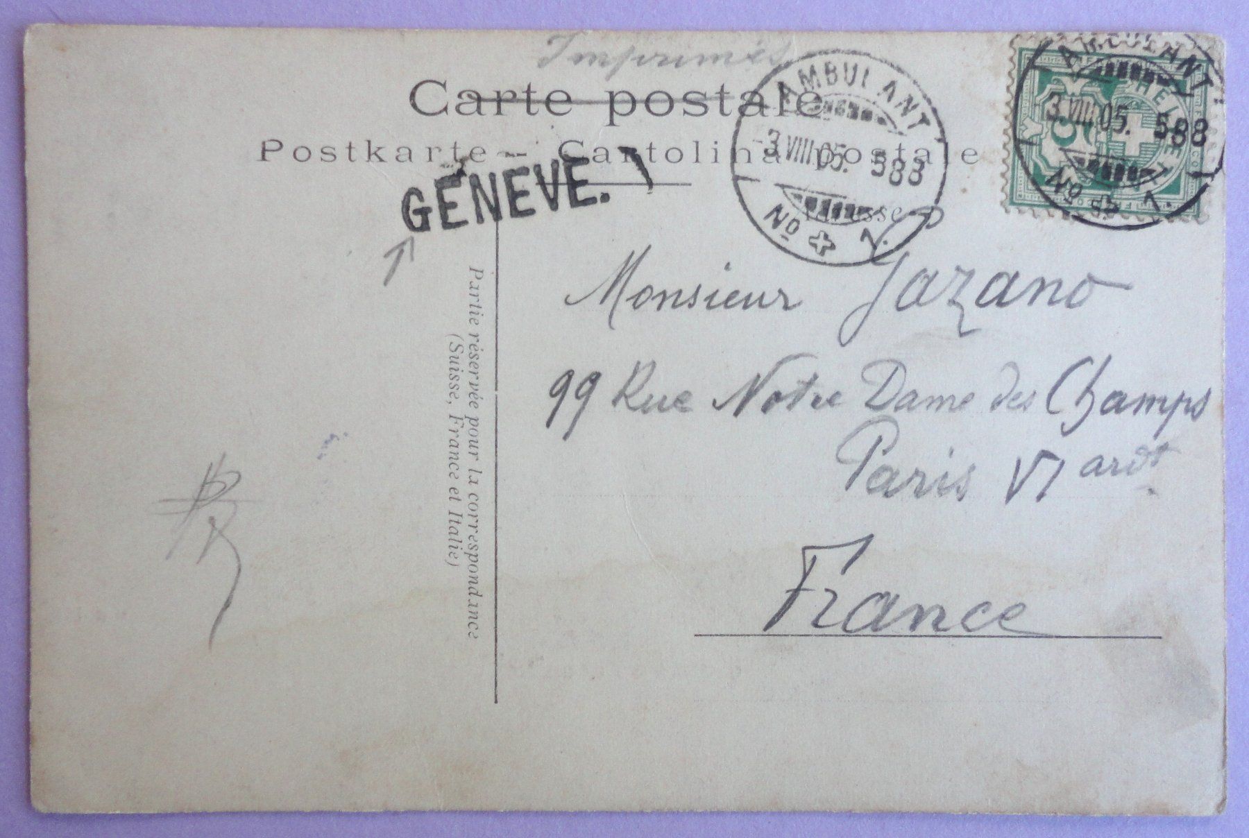 Cartes postales: Cygnes du Lac Léman – Défectueux à Fétigny par Billy2miny 1
