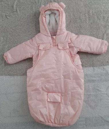 2 in 1 Mädchen Winterjacke/ Overall Gr. 62/68