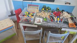 Kinder werkzeug mit werkbank riesiges set