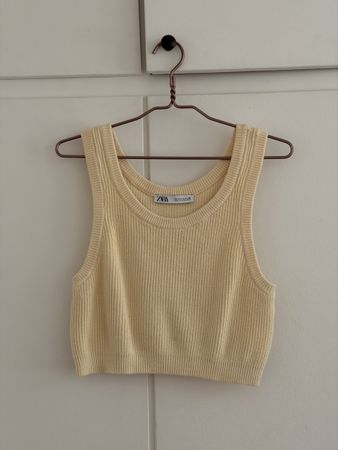 Damen Stricktop Zara Grösse S gelb guter Zustand