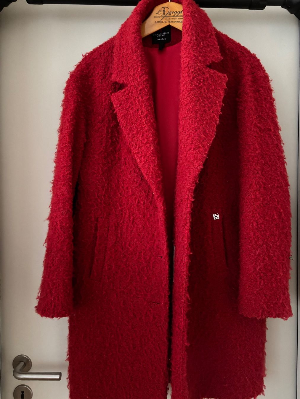 Cappotti: Roter Frühlingsmantel/Grösse M/L – Usato da Zürich venduto da bruja01