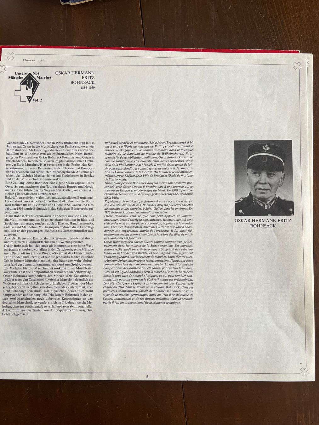 Schallplatten: LP Unsere Märsche – Gebraucht aus Dintikon von Redgar58 2