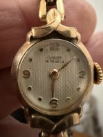 Vintage Armbanduhr Dimosa 15 Jewels, Handaufzug, Gold 🕰️