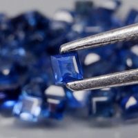 1 x Vrai 0.04 ct Natur Saphir aus Madagaskar VS - SI #7