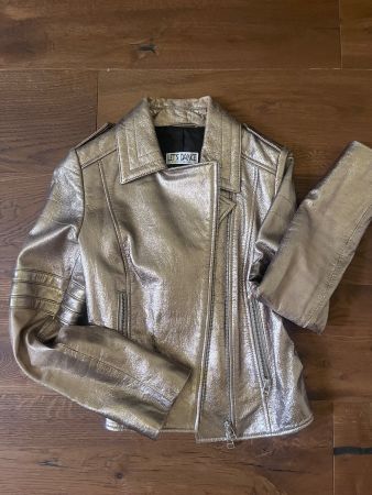 Lederjacke Gold - der Hingucker by Dorothee Vogel