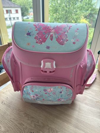 Kinder-Schulranzen Schmetterling Design - Top Zustand