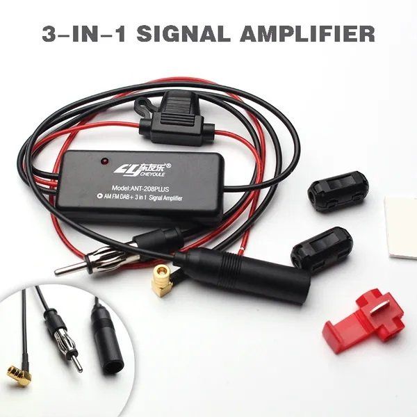 Palwin Auto Antennenverstärker 12V - Für DAB/FM/AM Radio Empfang