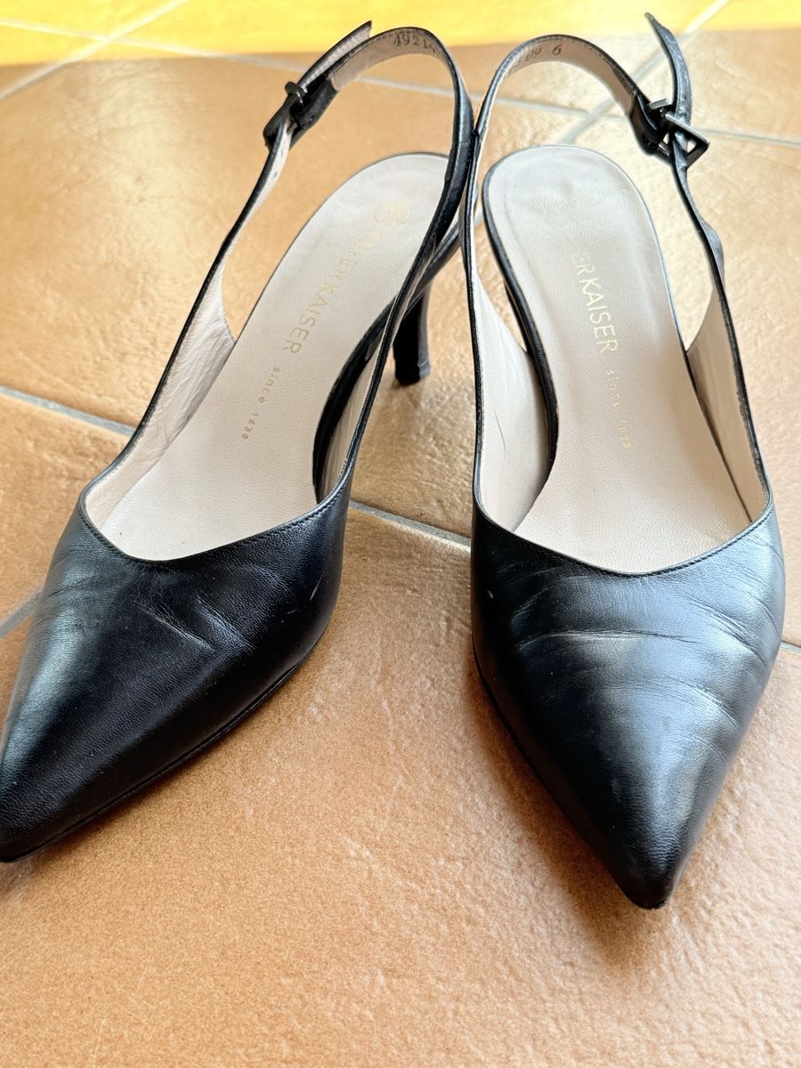 Kaiser Damenschuhe: Scarpe Peter Kaiser nere eleganti tg 39 – Gebraucht aus Bellinzona von bul_mvy5 1