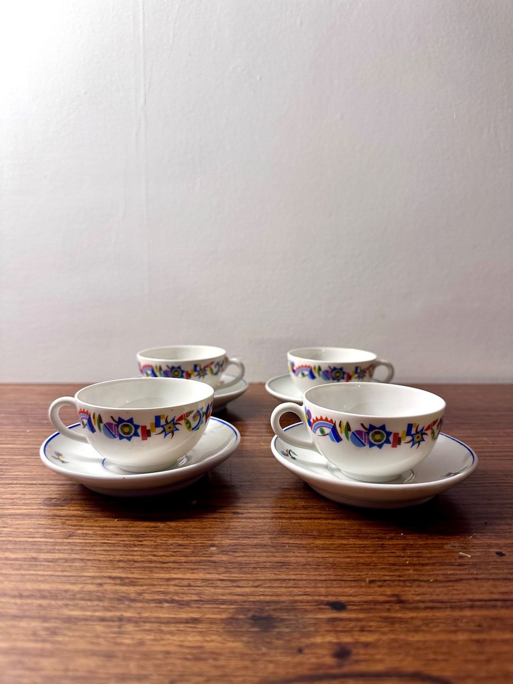 Tassen: Service à moka Langenthal, décor moderniste, 1939 – Gebraucht aus Lausanne von jul_v9ht