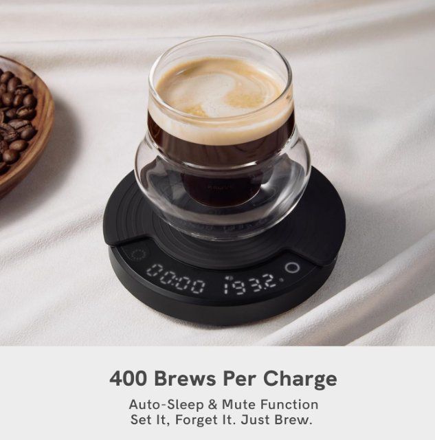 Elettrodomestici da cucina: OutIn Claro Tragbare Kaffeewaage mit Timer - Espresso-Waage – Usato da Neuhaus SG venduto da LENZ30 2