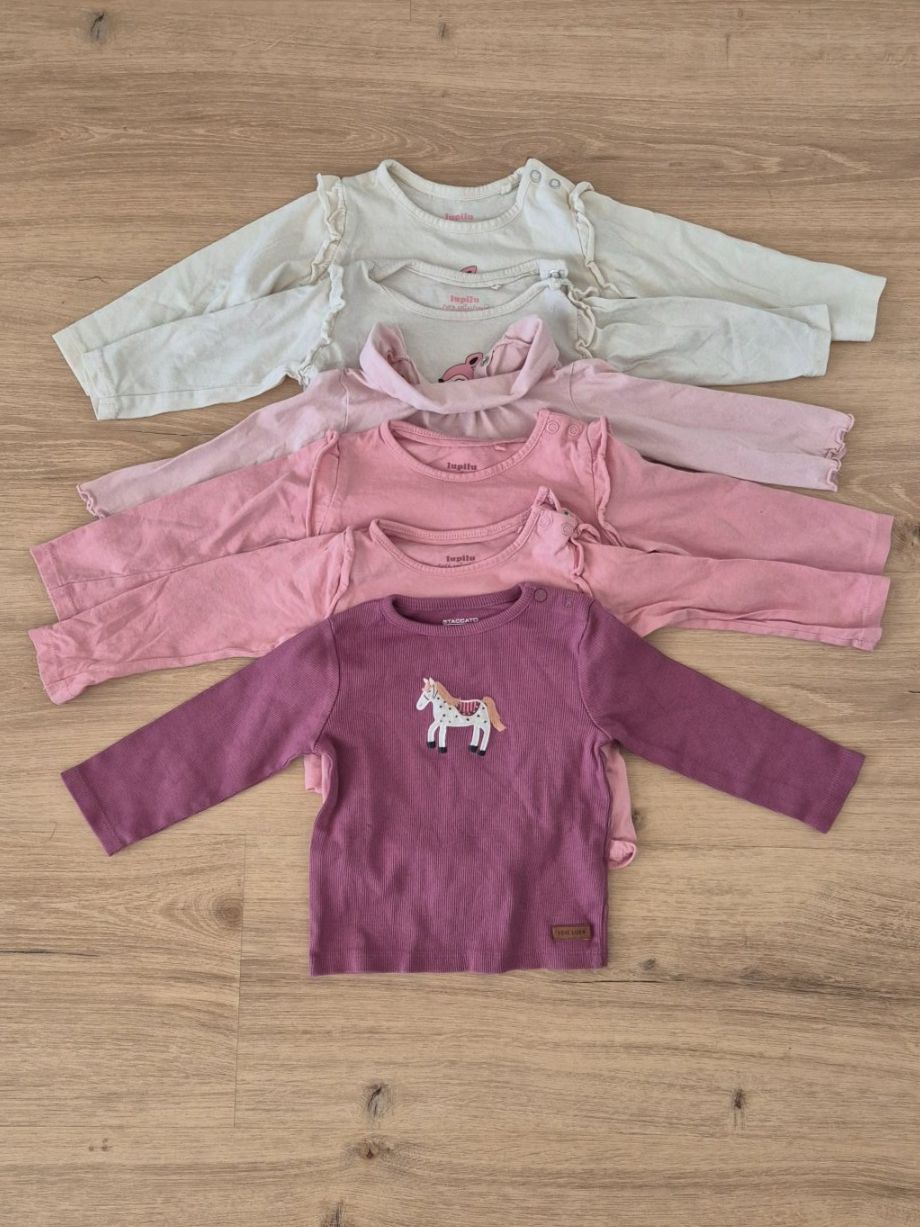 Lotti & Set di vestiti: 6er Pack Langarm Shirts, Mädchen, Gr. 74/80 – Usato da Ettenhausen TG venduto da Melanie_K.