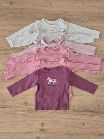 6er Pack Langarm Shirts, Mädchen, Gr. 74/80