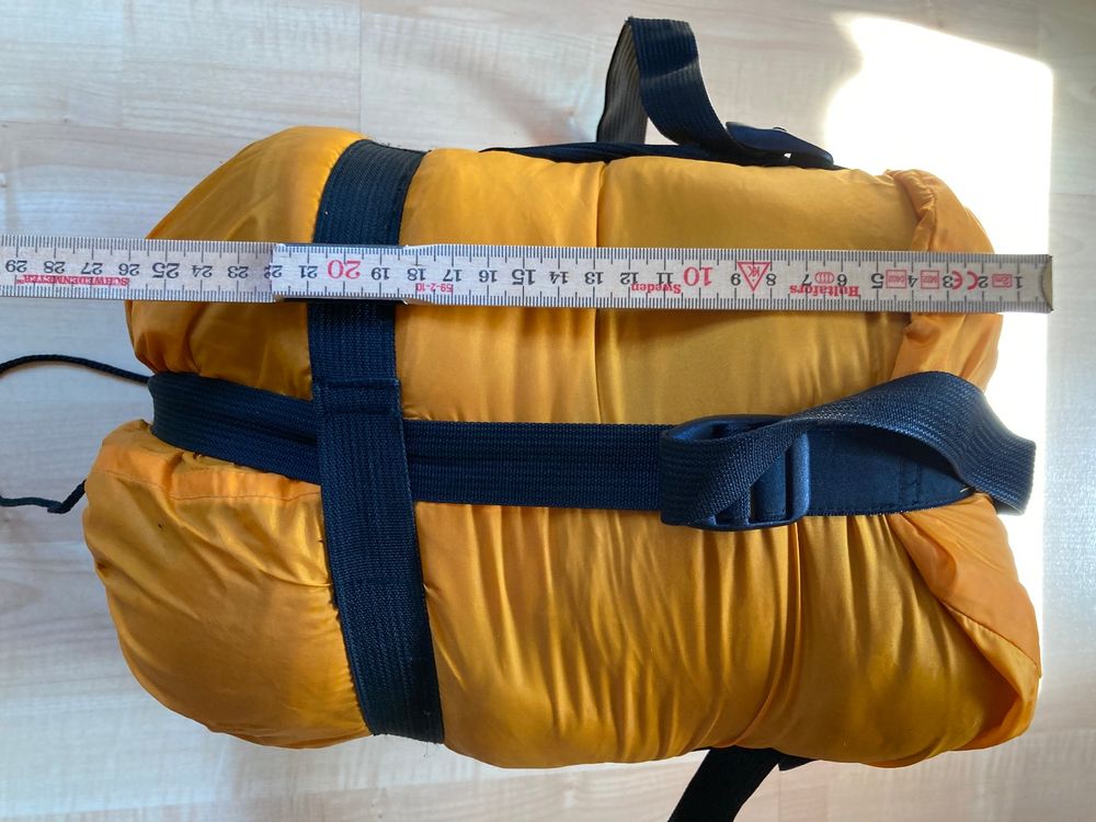 Kunstfaser Schlafsack 180 cm Öffnung rechts 1 bis 4°C (Gebraucht) in