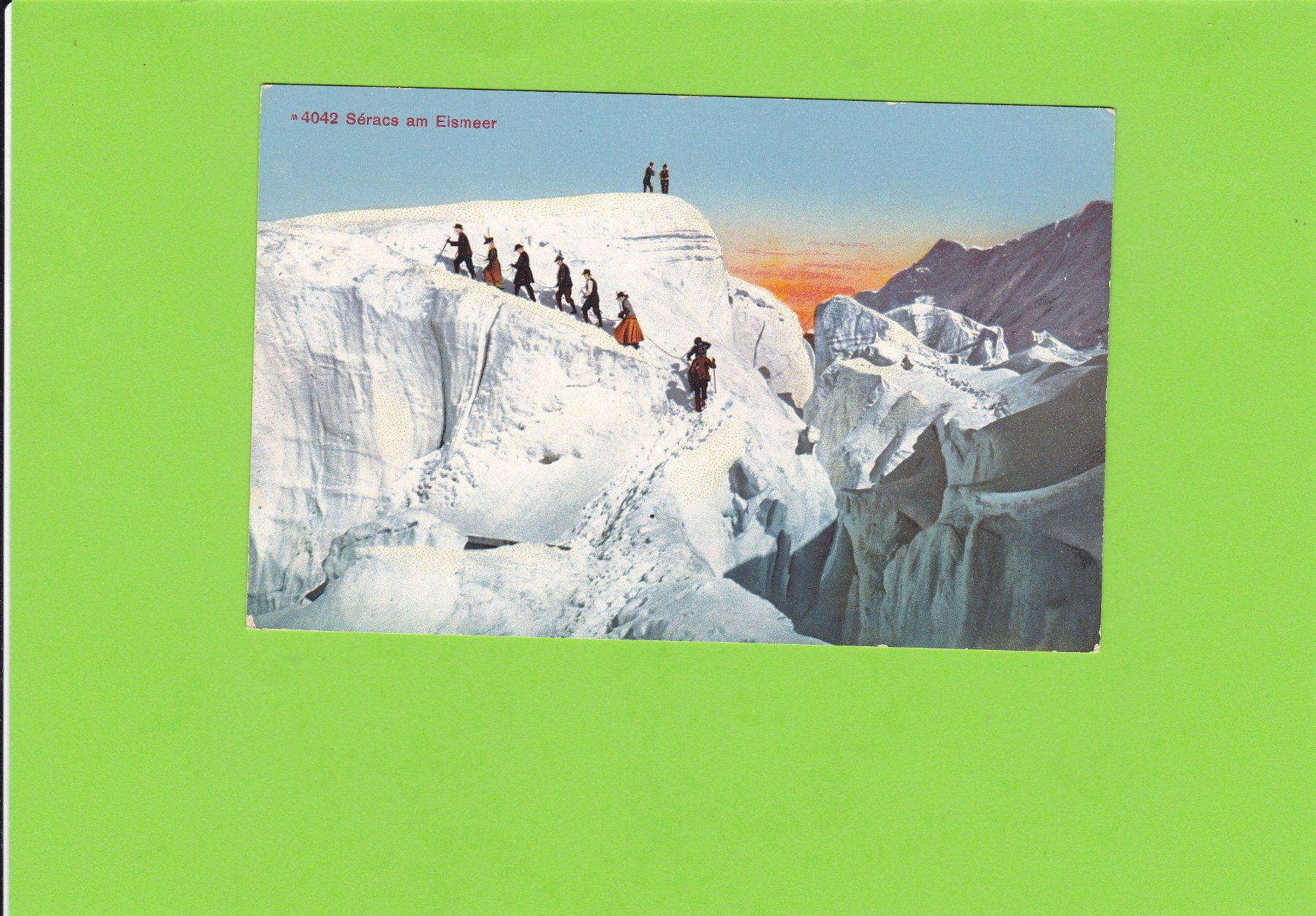 Cartoline postali: Séracs am Eismeer – Usato da St. Peterzell venduto da neckertal
