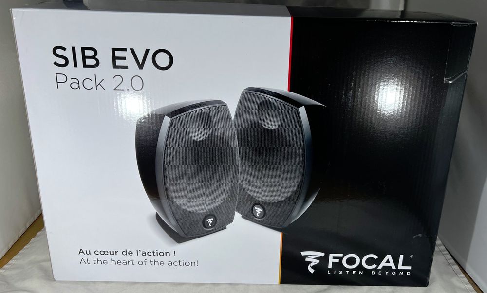 Focal Sib Evo 2.0 – Altoparlante Satellitare A Due Vie Bass-reflex Per Home Cinema E Sistemi Multi-room, Con Installazione A Parete O Su Supporto