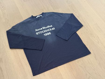Vintage Acne Studios Longsleeve Shirt Dunkelblau L