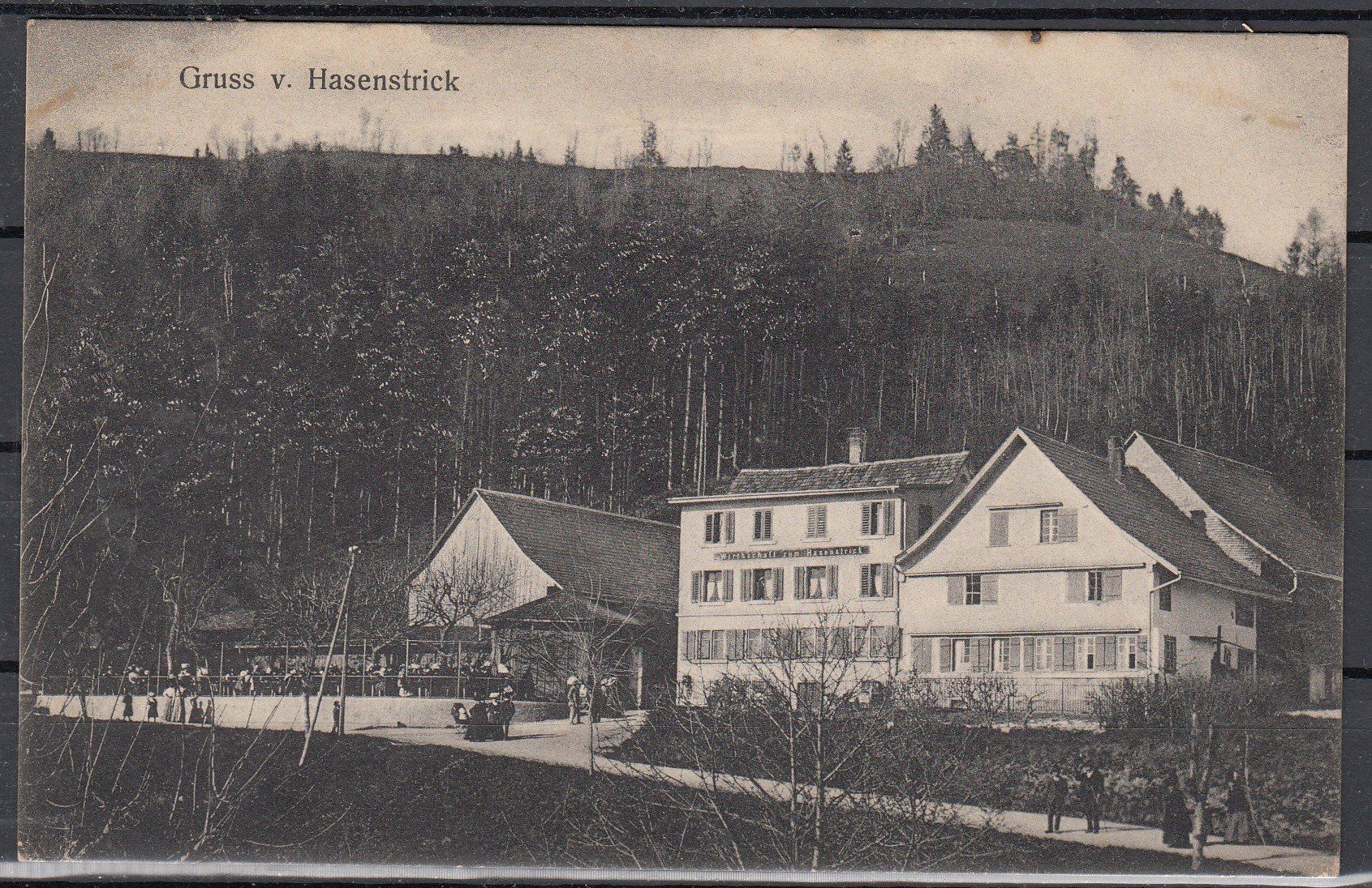 Cartoline postali: Ak Gruss V.Hasenstrick ZH 1913 – Usato da Herrliberg venduto da Lfrifda