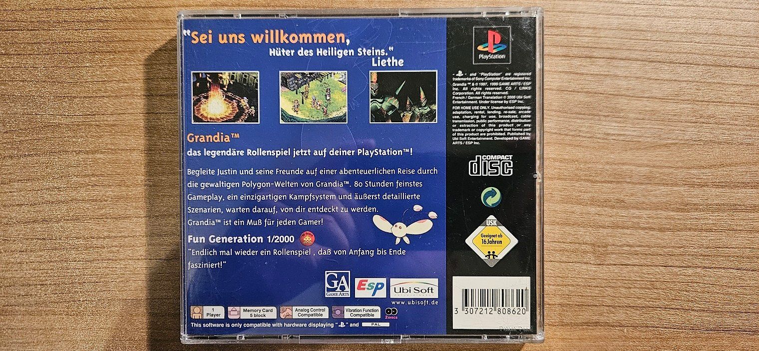 Sony Giochi: Grandia – Usato da Winterthur venduto da Men_in_black 1