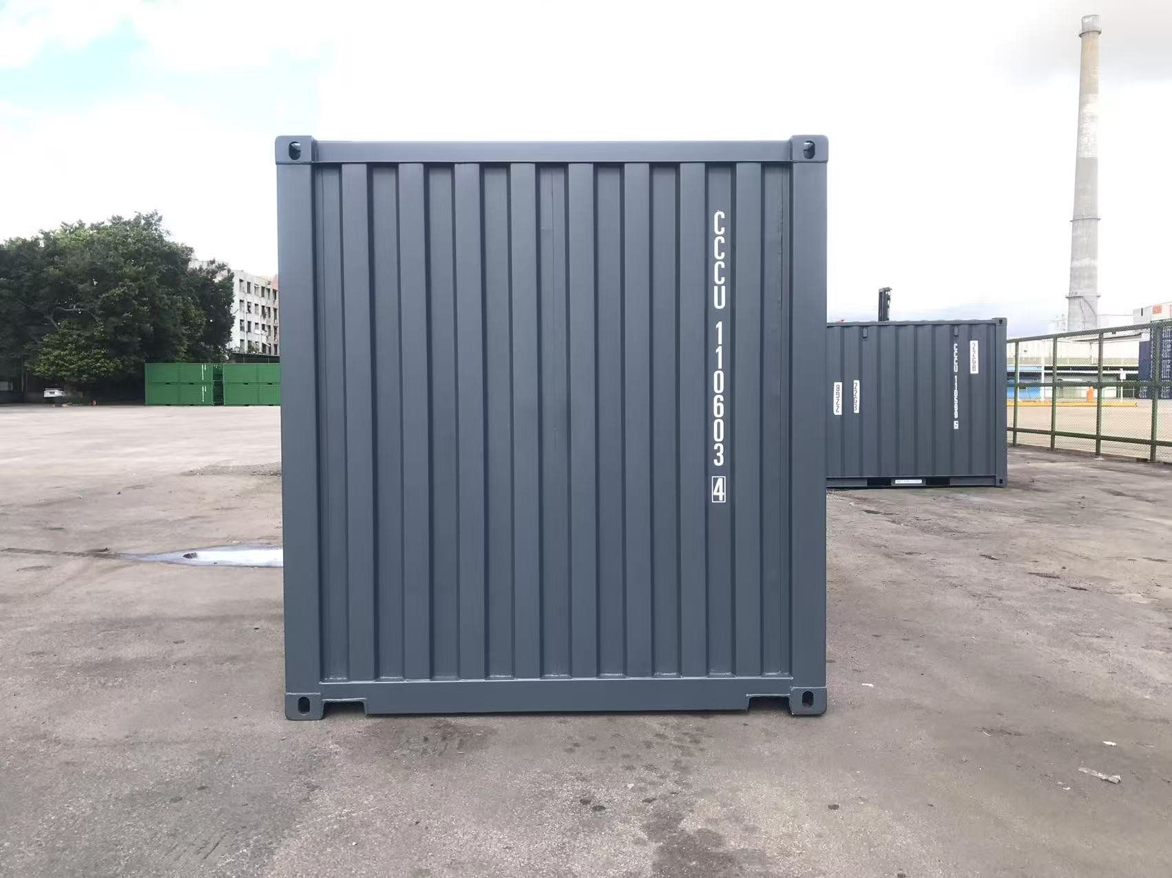 Sonstiges für Büro & Gewerbe: 10 Fuß Seecontainer/ one Way / Lagercontainer / Anthrazit – Neu (gemäss Beschreibung) aus Hamburg von inf_r2kx 3