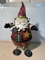 Père Noël métal vintage déco Noël 20cm🎄🎅🏼