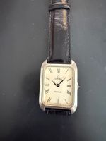 Omega De Ville Damenuhr Handaufzug Lederarmband Gebraucht