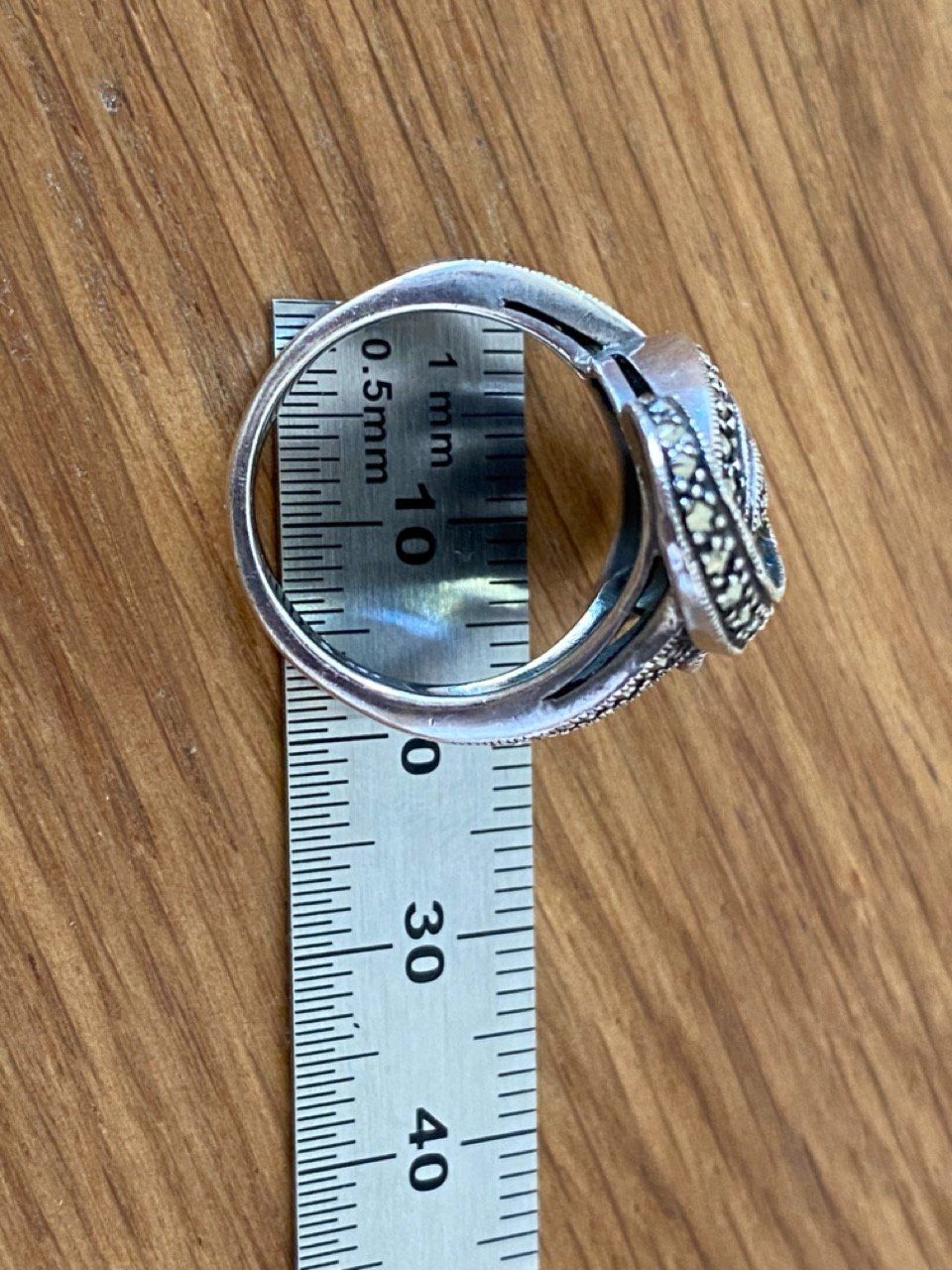 Ringe: Markasit Ring Silber 925 – Gebraucht aus Zumikon von Frauenecke 4