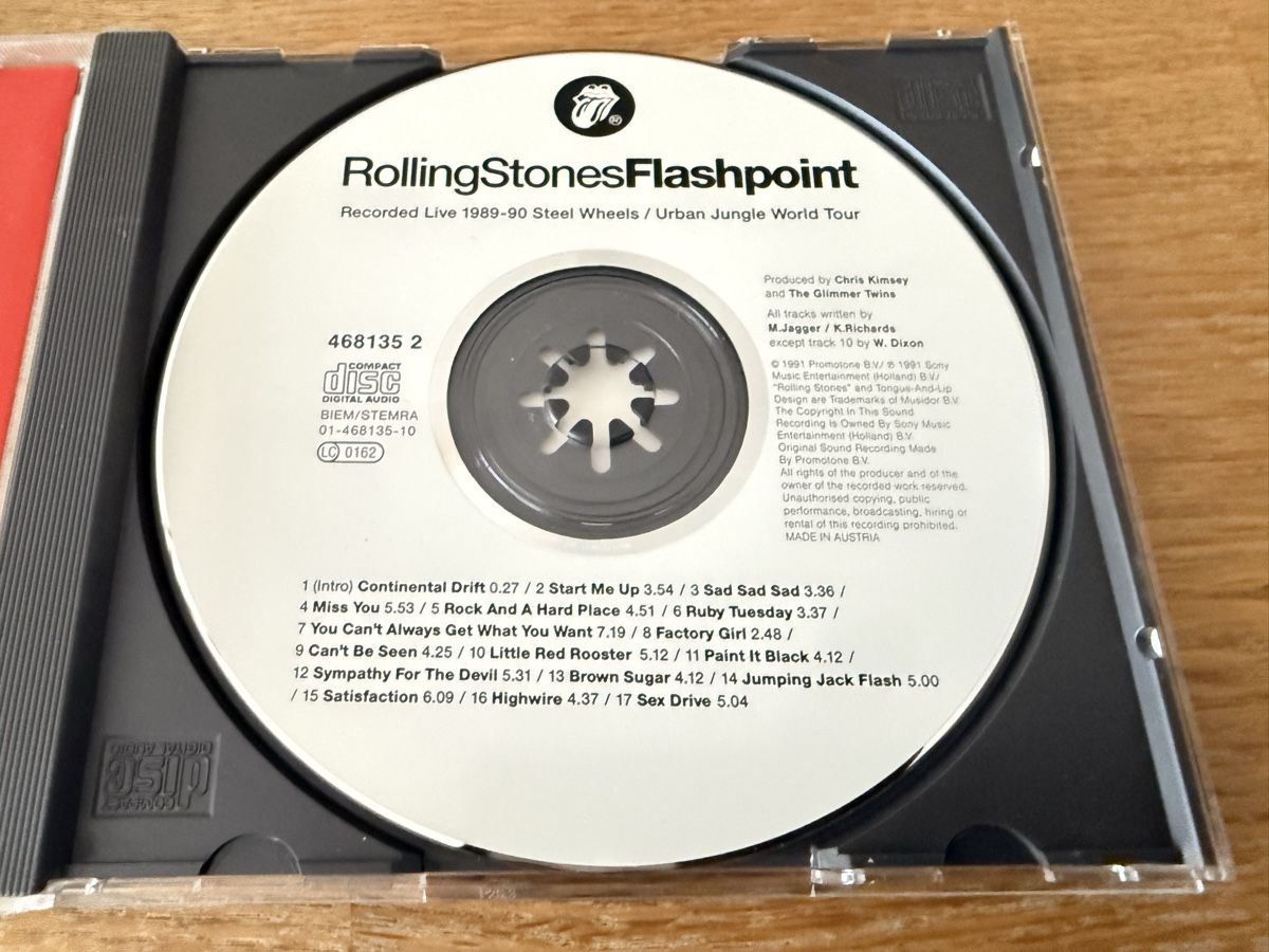 CD: Rolling Stones CD Flashpoint Live Album – Usato da Goldach venduto da Messerguru 3
