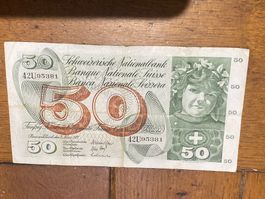 Billet suisse 07.03 1973 banknoten