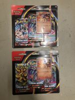 Pokemon 2x 3er Blister Chaos Rising, Neu& OVP, 6Packs