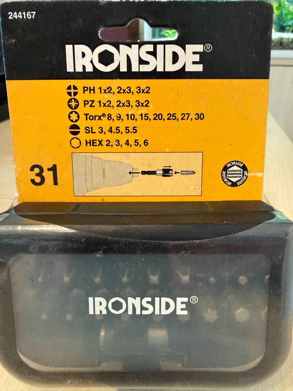 Tutti gli attrezzi: Bit-Set 31-tlg IRONSIDE mit Gürtelclip – Nuovo e nell'imballaggio originale da Weisslingen venduto da Marco21249