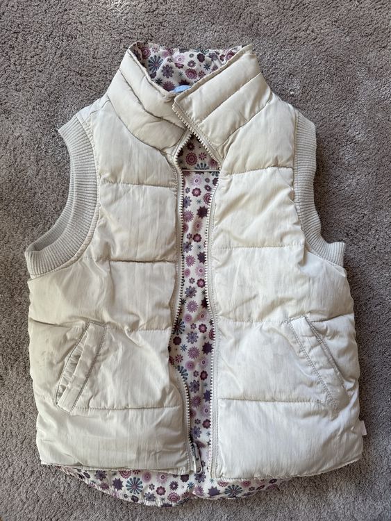 Narrenkiste Kinder Kuh Weste 'Mika' | Größe 116-128 | Weiß-Schwarz | 100% Polyester | Kostüm Ohne Zubehör