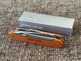 Grosses altes Sackmesser VICTORINOX Alox Orange lange Ahle