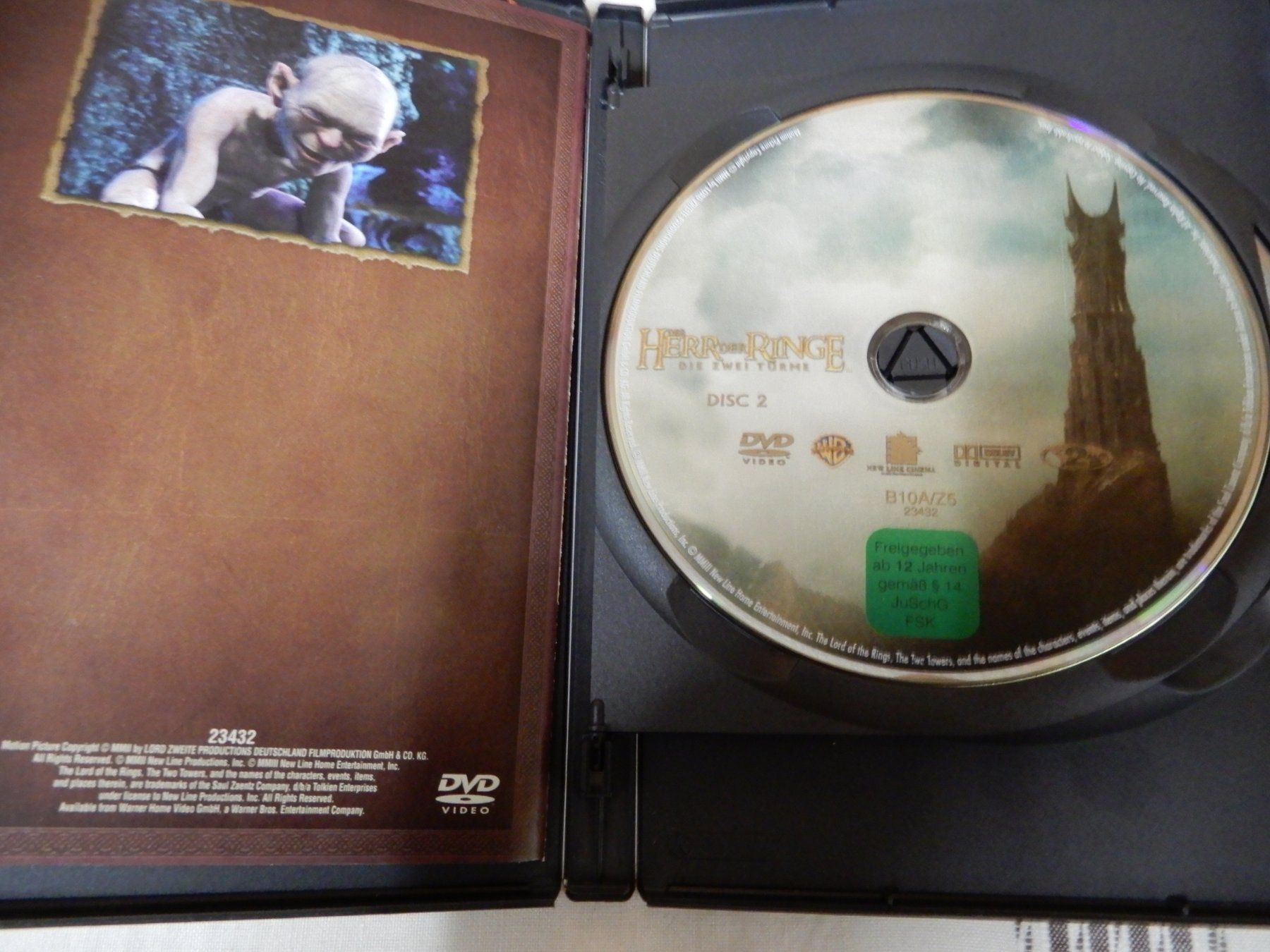 Alle DVDs: Herr der Ringe Die zwei Türme – Gebraucht aus Worben von MaKo3252 1