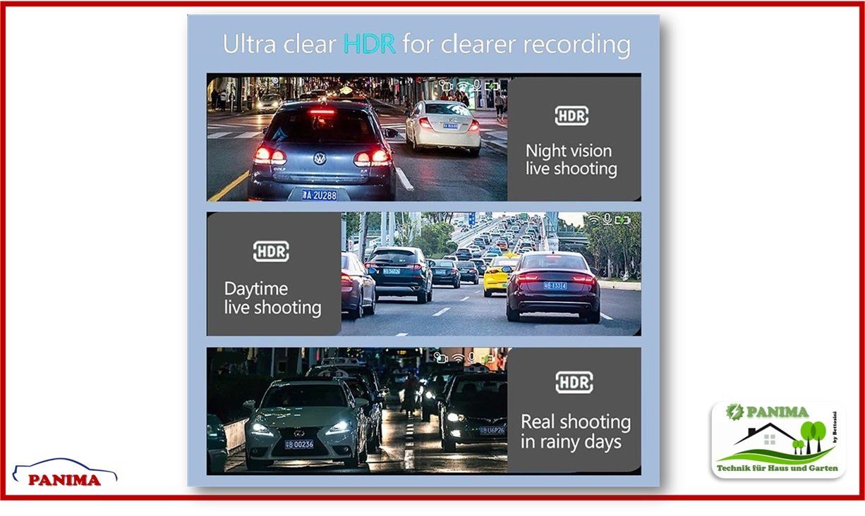 Videocamere: Auto-Dashcam-System mit 3 HD-Kameras – Nuovo e nell'imballaggio originale da Luterbach venduto da PANIMA1 3