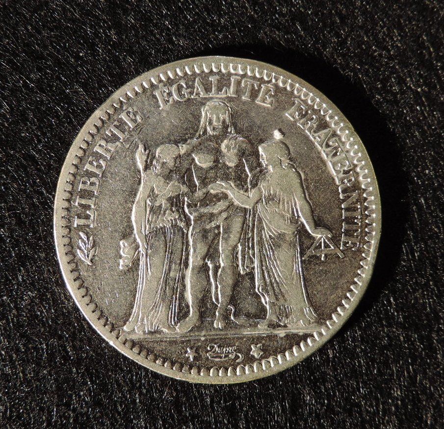 Alle Münzen: Silber 5 Franc Herkules 1873 – Gebraucht aus Duggingen von doogbua 1