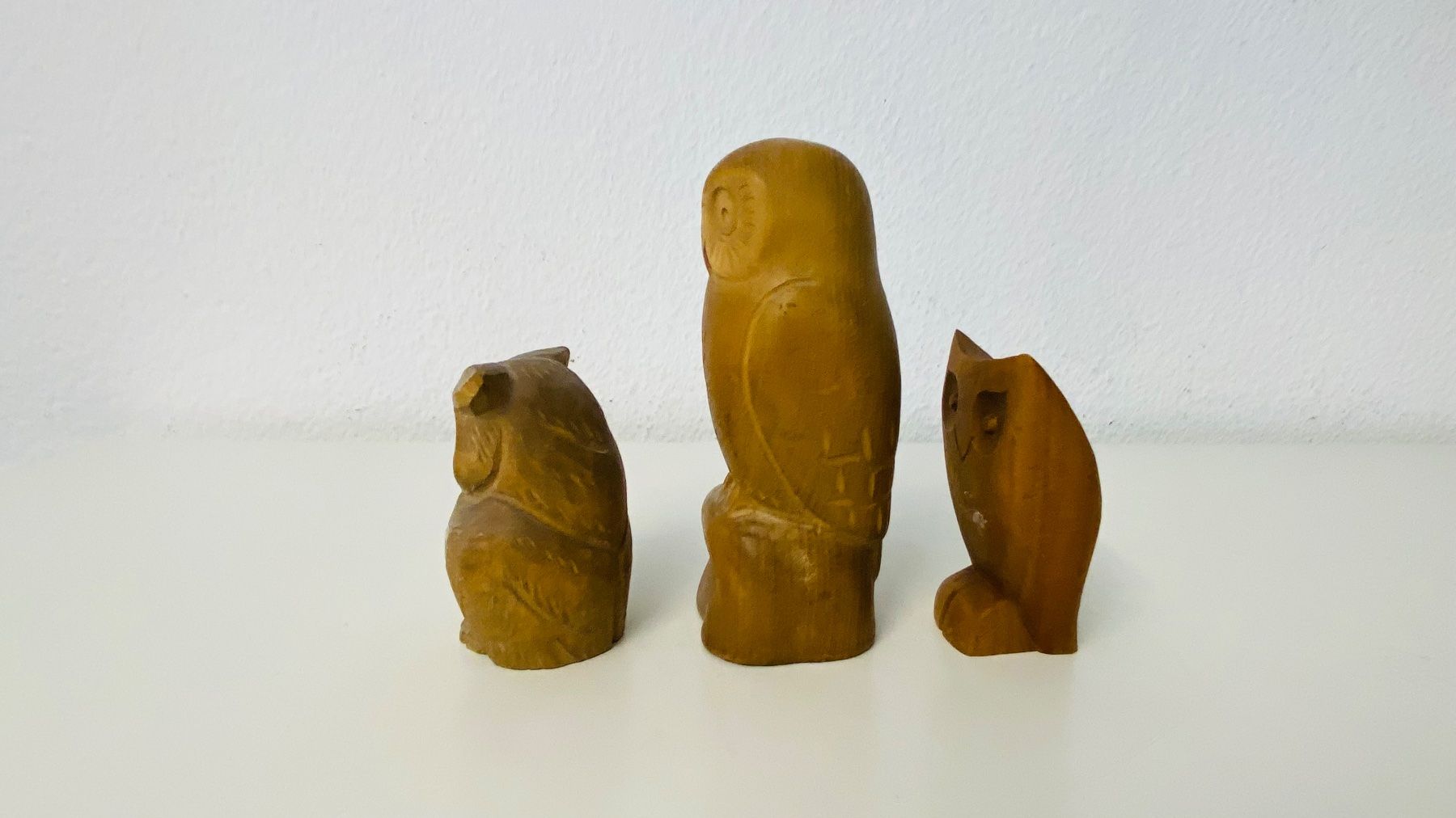 Statuette: 3 Holzeulen Set – Usato da Zürich venduto da Arche_Brockenhaus 1