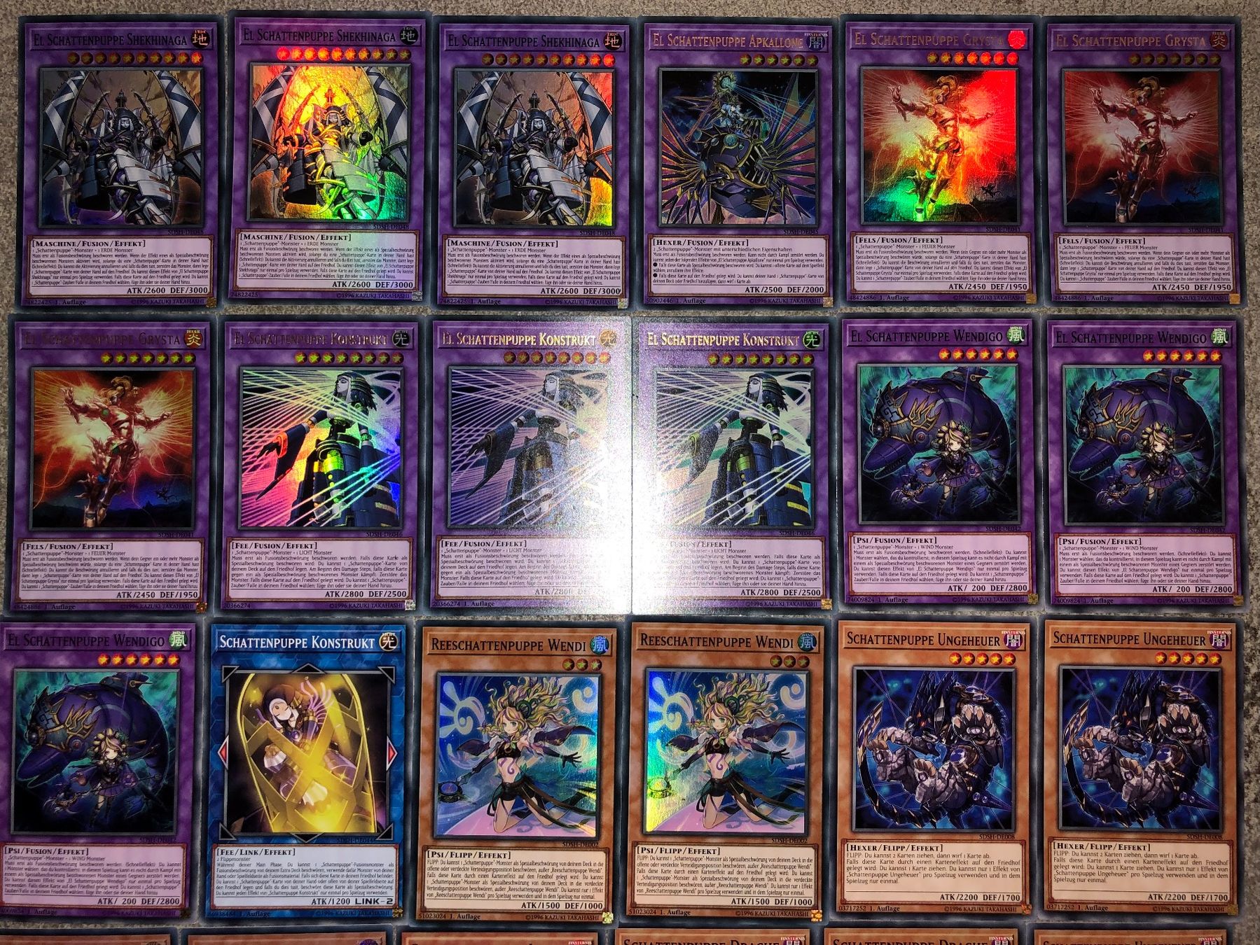 Yugioh Carte collezionabili: YuGiOh Schattenpuppe Deck-Set – Nuovo (secondo la descrizione) da Altstätten SG venduto da ChangeMaker 1