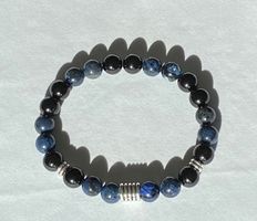 Männer Armband „Take it easy“ Dumortierit Turmalin auf Mass