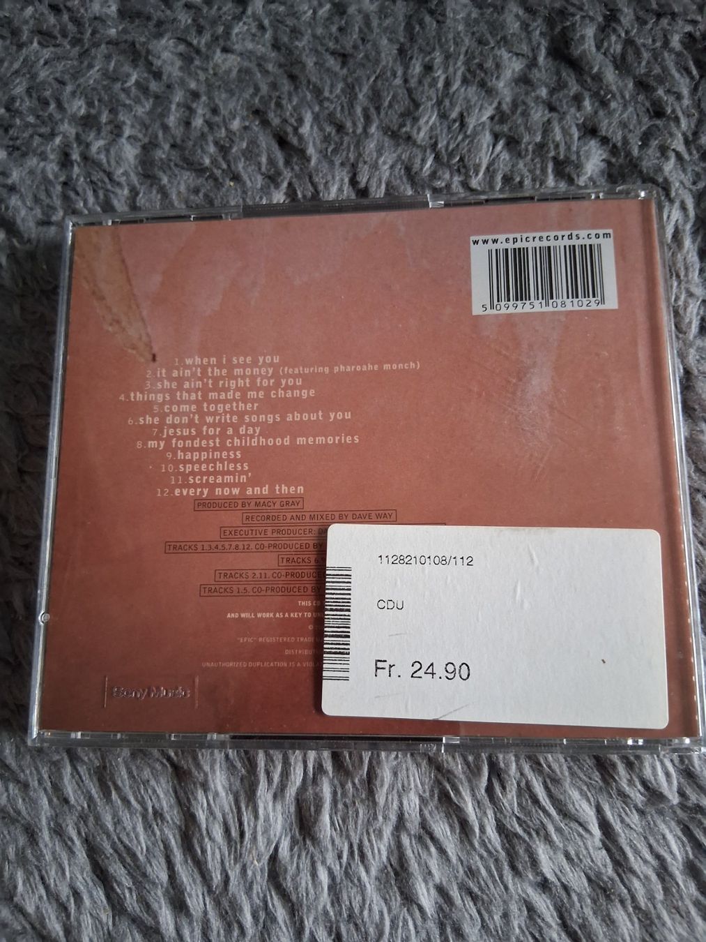 CD: MARCY GRAY    THE TROUBLE WITH BEING MYSELF      CD – Usato da Wetzikon ZH venduto da Ramones01 1