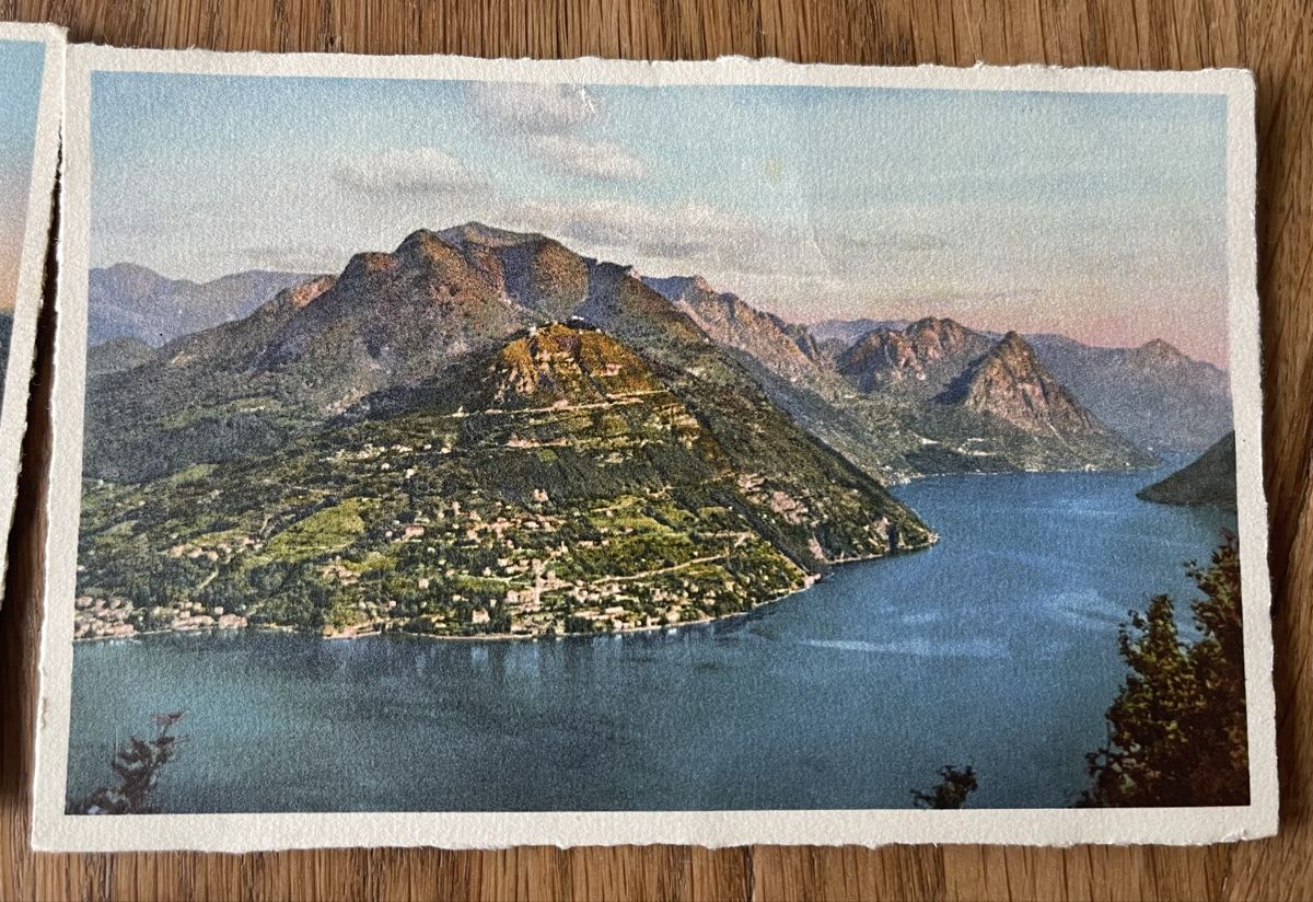 Cartoline postali: Ansichtskarten Tessin Lugano – Usato da Waldstatt venduto da Cremschnitte 3