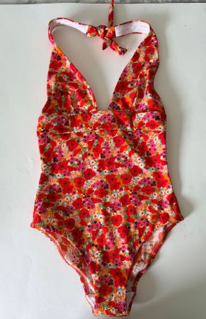 ETAM, Badekleid, Grösse 34, Mehrfarbig mit Blumenmuster