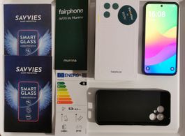 Fairphone 6 (/e/OS) Murena mit Zubehör, neuwertig
