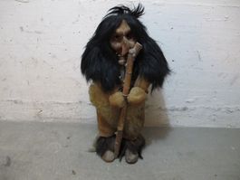 Lötschentaler Walliser Holz Skulptur Figur Sehr Alt Selten