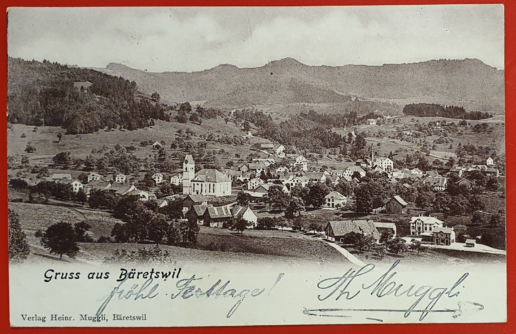 Cartoline postali: Gruss aus Bäretswil 1901 – Usato da Kreuzlingen venduto da Rschweiz1