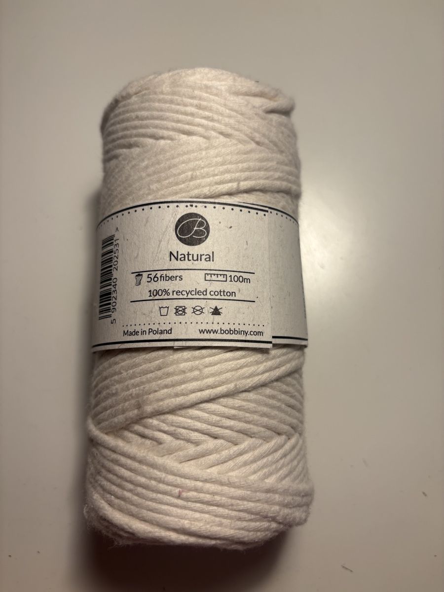Cordelettes & Fils: Bobbiny Makramee Garn • Natural • 3mm • neu – Neuf avec emballage d'origine à Flumenthal par algr4444 1