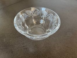 Glas Schüssel Salatschüssel mit Ornamentkranz