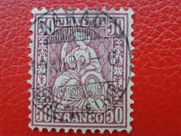 1882, Sitzende Helv.Nr.43, Luxusstück von AARAU, Kat: 100.-+